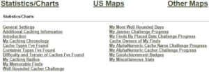 Stats using MyGeocachingProfile.com